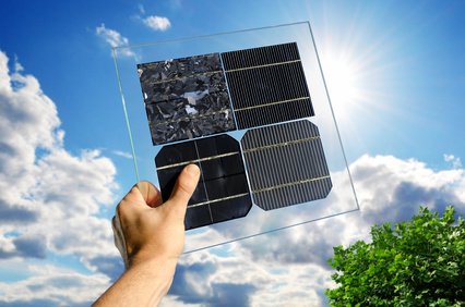 Aufbau Solarzelle