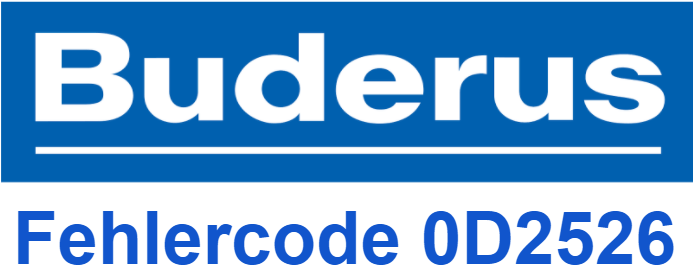 Buderus Fehlercode 0D2526