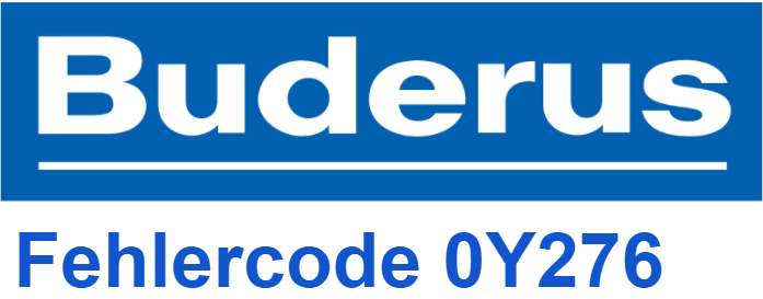 Buderus Fehlercode 0Y276