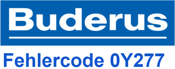 Buderus-Fehlercode-0Y277
