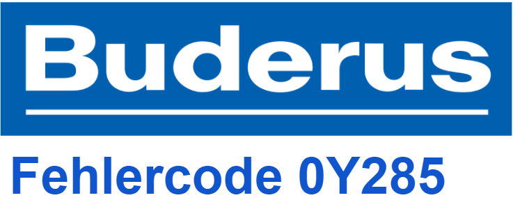 Buderus-Fehlercode 0y285