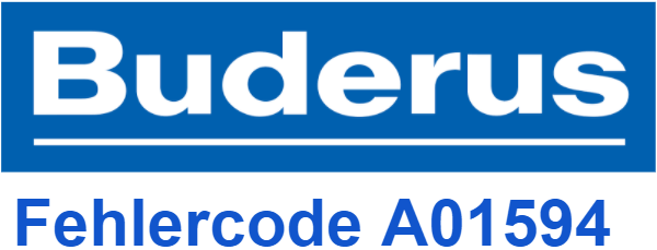Buderus Fehlercode A01594