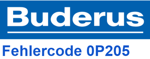 Buderus Fehlercode OP205
