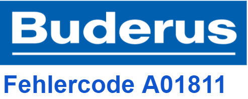Buderus Fehlercode A01811