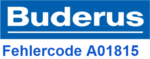 Buderus-Fehlercode-A01815