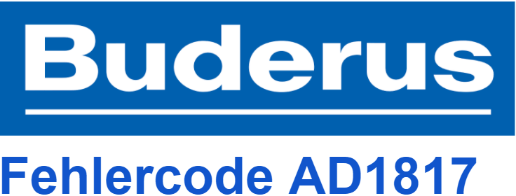 Buderus-Fehlercode AD1817