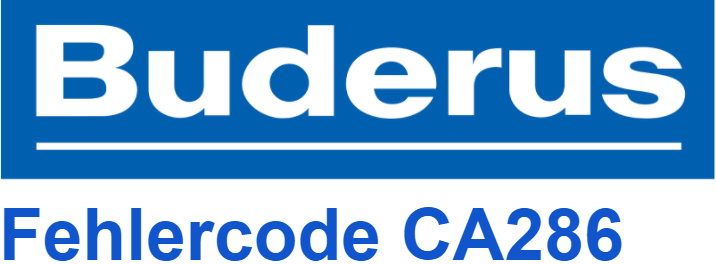 Buderus-Fehlercode-CA286