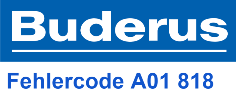 Buderus Fehlercode A01818